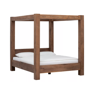 Luxusní postel s nebesy Osbon z masivního akátového dřeva Osbon Postele MH2456W