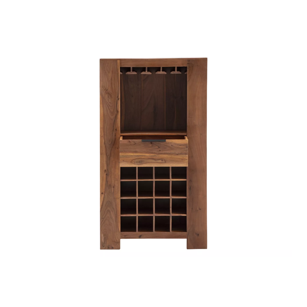 Vysoká barová komoda Osbon z masivního akátového dřeva Osbon Kuchyň a jídelna MH2480W