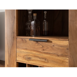 Vysoká barová komoda Osbon z masivního akátového dřeva Osbon Kuchyň a jídelna MH2480W