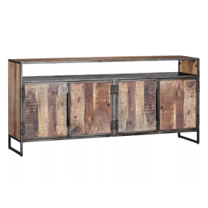 Komoda United z masivního akátového dřeva + kov  Komody a šatní skříně MH1495W