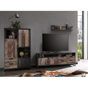 TV stolek United z akátového dřeva  TV stolky a komody MH1496W