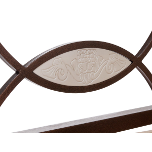 Luxusní postel Byzantium 140x200 bílá Byzantium Postele MH2534W