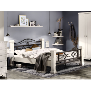 Luxusní postel Byzantium 180x200 bílá Byzantium Postele MH2535W