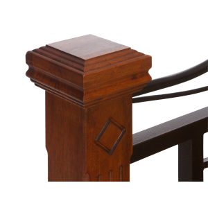 Luxusní postel Byzantium 140x200 hnědá Byzantium Postele MH2532W