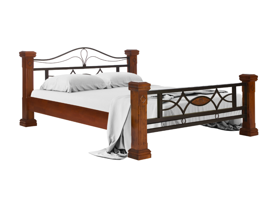 Luxusní postel Byzantium 140x200 hnědá Byzantium Postele MH2532W