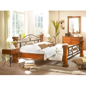 Luxusní postel Byzantium 140x200 hnědá Byzantium Postele MH2532W