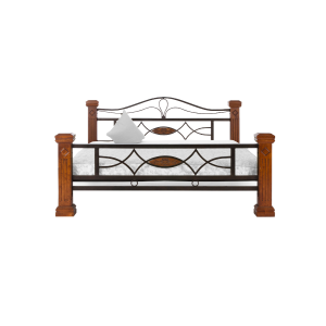 Luxusní postel Byzantium 200x200 hnědá Byzantium Postele MH2544W