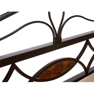 Luxusní postel Byzantium 200x200 hnědá Byzantium Postele MH2544W