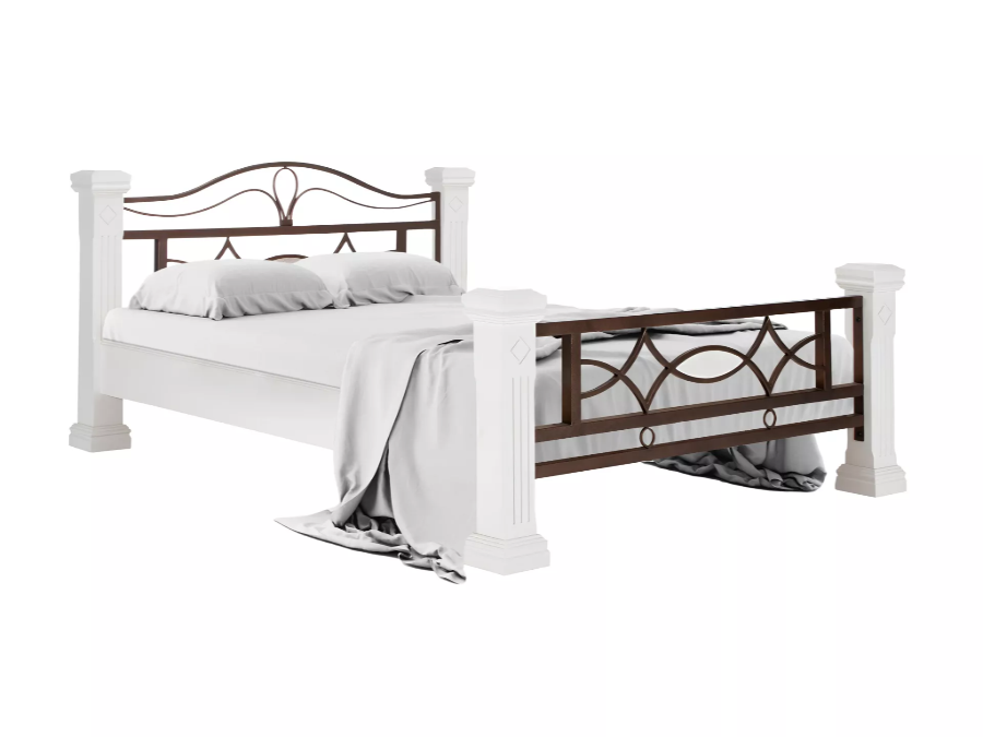 Luxusní postel Byzantium 200x200 bílá Byzantium Postele MH2545W