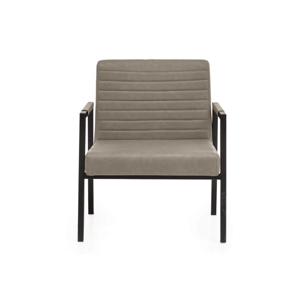 Křeslo XXL Wellington z umělé kůže - šalvějově zelené  Křesla MH2581W