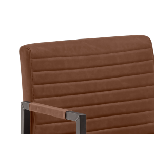 Křeslo XXL Wellington z umělé kůže - světle hnědé  Křesla MH2580W