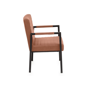 Křeslo XXL Wellington z umělé kůže - světle hnědé  Křesla MH2580W