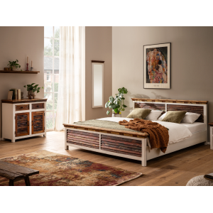 Postel Bali 180x200 z recyklovaného dřeva Bali - Postele MH469W