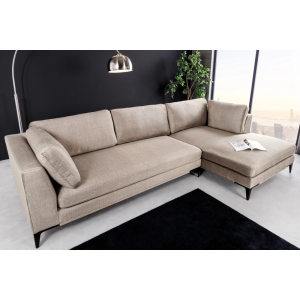 Rohová pohovka SIGNUM 315cm 3místná - béžová  Nábytek 44538