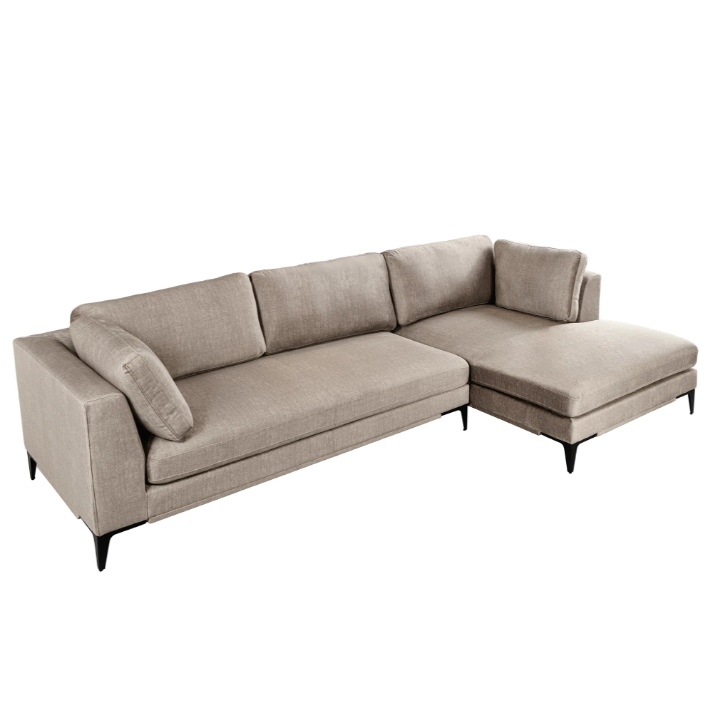 Rohová pohovka SIGNUM 315cm 3místná - béžová  Nábytek 44538