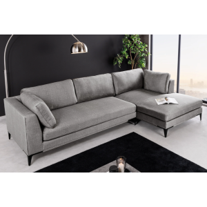 Rohová pohovka SIGNUM 315cm 3místná - šedá  Nábytek 44449