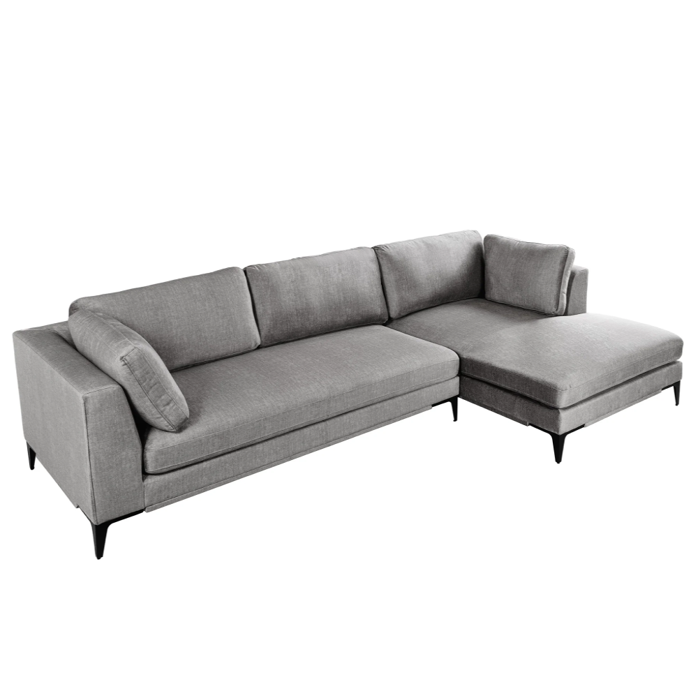 Rohová pohovka SIGNUM 315cm 3místná - šedá  Nábytek 44449