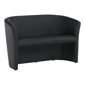 Klubové dvojkřeslo KOBE - ekokůže černá  Křesla MH070189030W