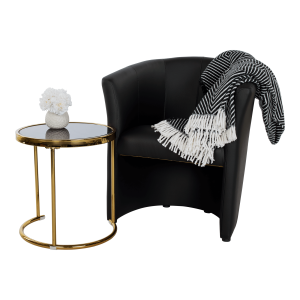 Klubové křeslo KOBE - ekokůže černá  Křesla MH070180340W