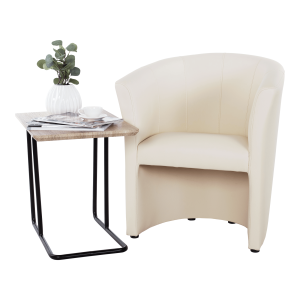 Klubové křeslo KOBE - ekokůže béžová  Křesla MH070131890W