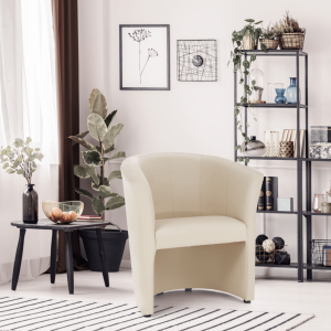 Klubové křeslo KOBE - ekokůže béžová  Křesla MH070131890W