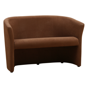 Klubové dvojkřeslo KOBE - látka hnědá  Křesla MH070126770W