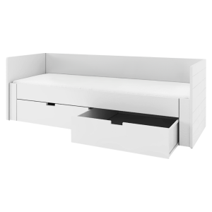 Rozkládací postel ANTON - bílá 90/180x200  Postele MH00003974400W