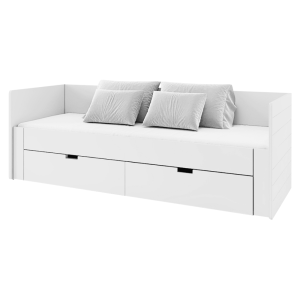 Rozkládací postel ANTON - bílá 90/180x200  Postele MH00003974400W