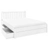 Postel s úložným prostorem LUCINDA 140x200 - bílá  Místnosti MH00003972590W