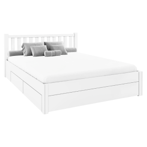 Postel s úložným prostorem LUCINDA 140x200 - bílá  Místnosti MH00003972590W