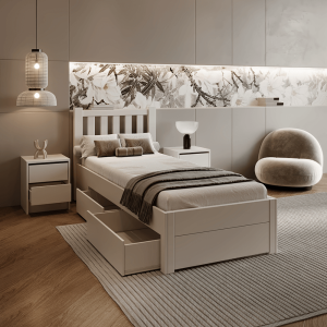 Postel s úložným prostorem LUCINDA 90x200  Postele MH00003972580W