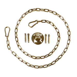 Závěsné křeslo WOBBLE - transparentní/zlatá/růžová  Křesla MH00003968380W