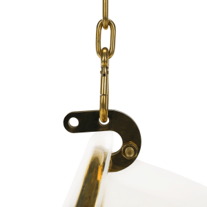 Závěsné křeslo WOBBLE - transparentní/zlatá/růžová  Křesla MH00003968380W