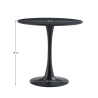 Jídelní stůl REVOLUT 80 cm - ČERNÁ  Místnosti MH00003966890W