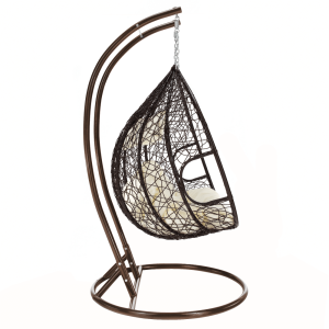 Závěsné dvojkřeslo DAVE - měděná/hnědá/krémová  Křesla MH396021W