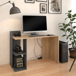 Pracovní stůl ANDRE - dub artisan/grafit  Pracovna MH395901W