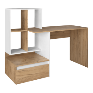 Pracovní stůl NEO - dub artisan/bílá  Pracovna MH395883W