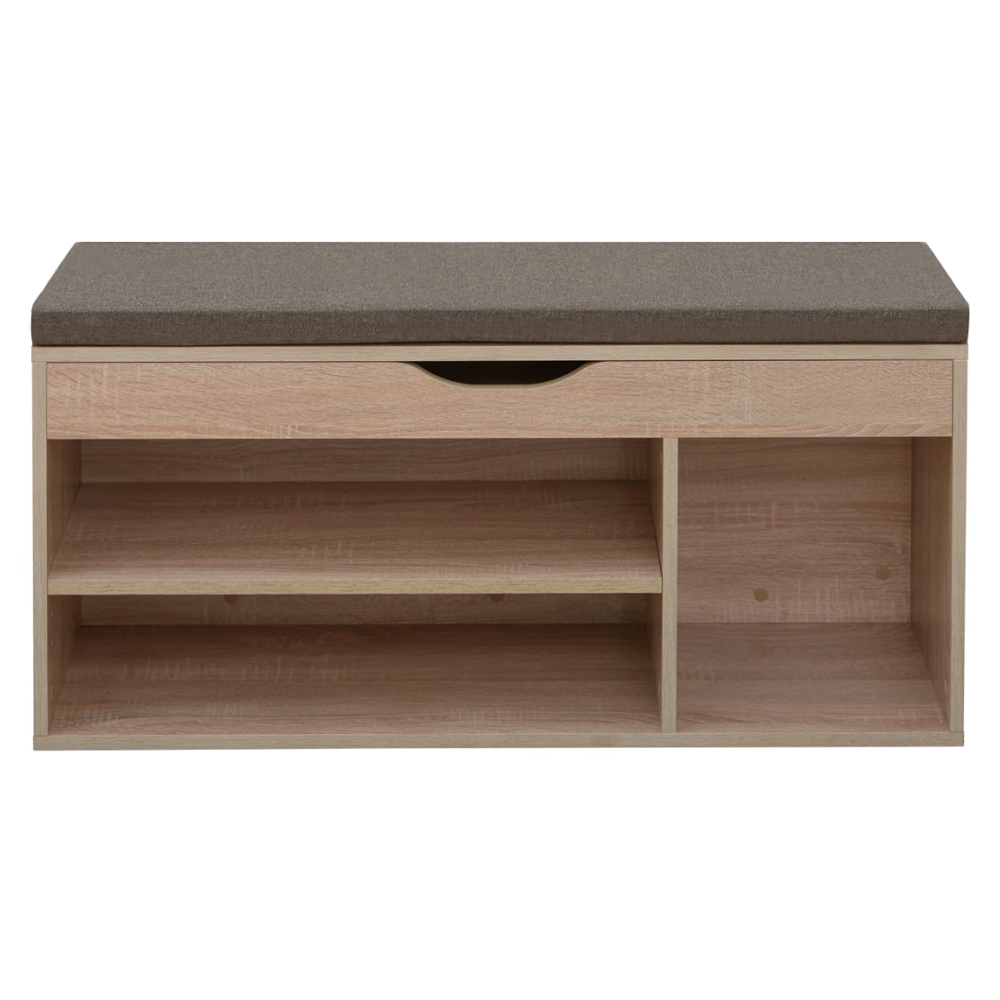 Botník s lavicí MUDDY - dub sonoma  Nábytek MH395628W