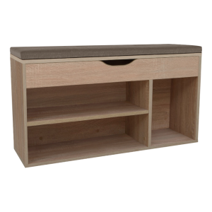 Botník s lavicí MUDDY - dub sonoma  Nábytek MH395628W