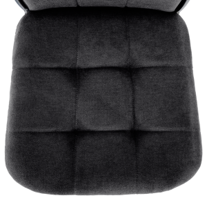 Židle ADORE - tmavě šedá látka/kov  Kuchyň a jídelna MH395256W