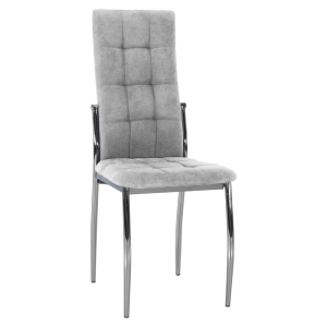 Židle, šedá látka/kov, ADORA 2 NEW  Kuchyň a jídelna MH395247W