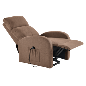 Relaxační polohovací křeslo NERSES - světle hnědá  Křesla MH394516W