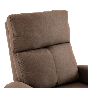 Relaxační polohovací křeslo NERSES - světle hnědá  Křesla MH394516W