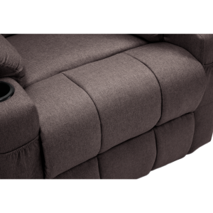 Masážní polohovací křeslo HUDA - hnědá  Křesla MH394514W