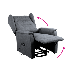 Relaxační polohovací křeslo DARA - světle šedá  Křesla MH394509W