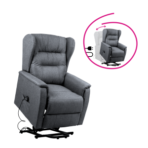 Relaxační polohovací křeslo DARA - světle šedá  Křesla MH394509W