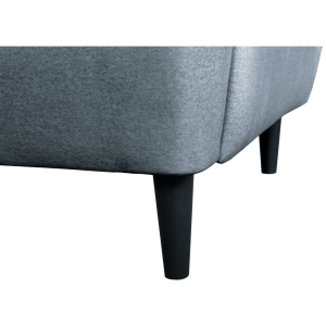 Křeslo ušák LEGACY - šedomodrá/wenge  Místnosti MH394125W