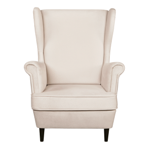 Křeslo ušák LEGACY - béžová/wenge  Křesla MH394124W