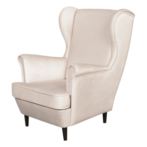 Křeslo ušák LEGACY - béžová/wenge  Křesla MH394124W