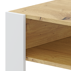 Konferenční stolek CARRY - dub/bílá  Místnosti MH393928W